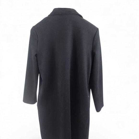 EUC Zara Classic Black Trench Coat - Picture 4 of 6